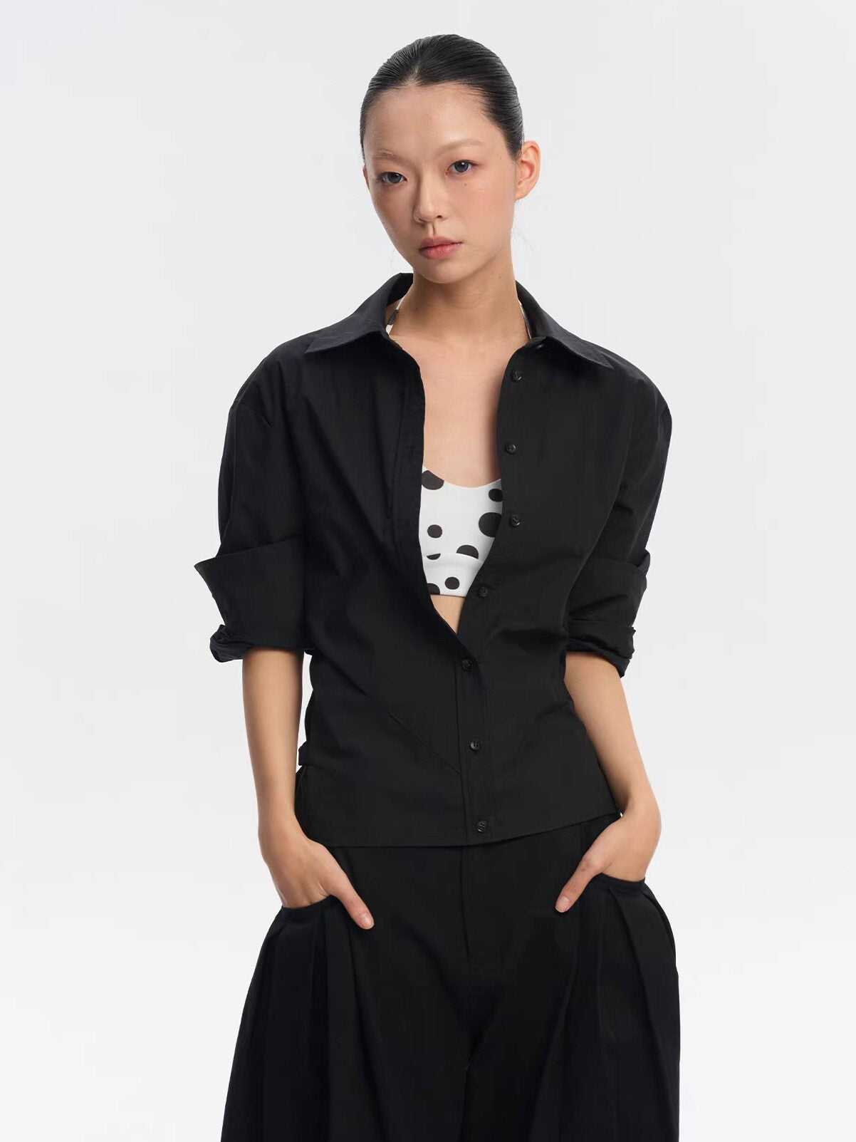 Loose Long-Sleeve Shirt