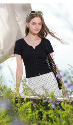 Short-Sleeve Slim-Fit Pullover