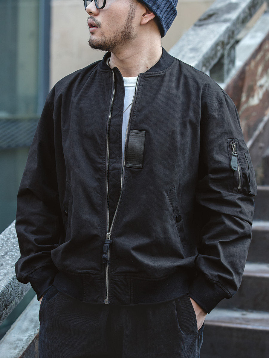 Cropped Zipper Jacket