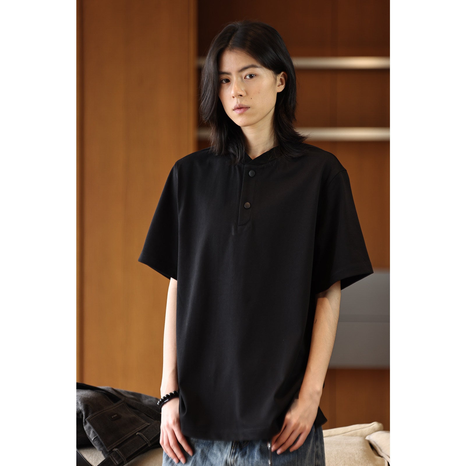 Henley Heavyweight Short-Sleeve Tee