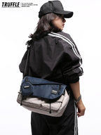 Truffle crossbody shoulder backpack