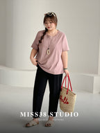 Plus-Size High-Waist Cropped Jeans