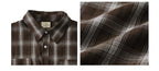 Vintage Plaid Drop-Shoulder Shirt