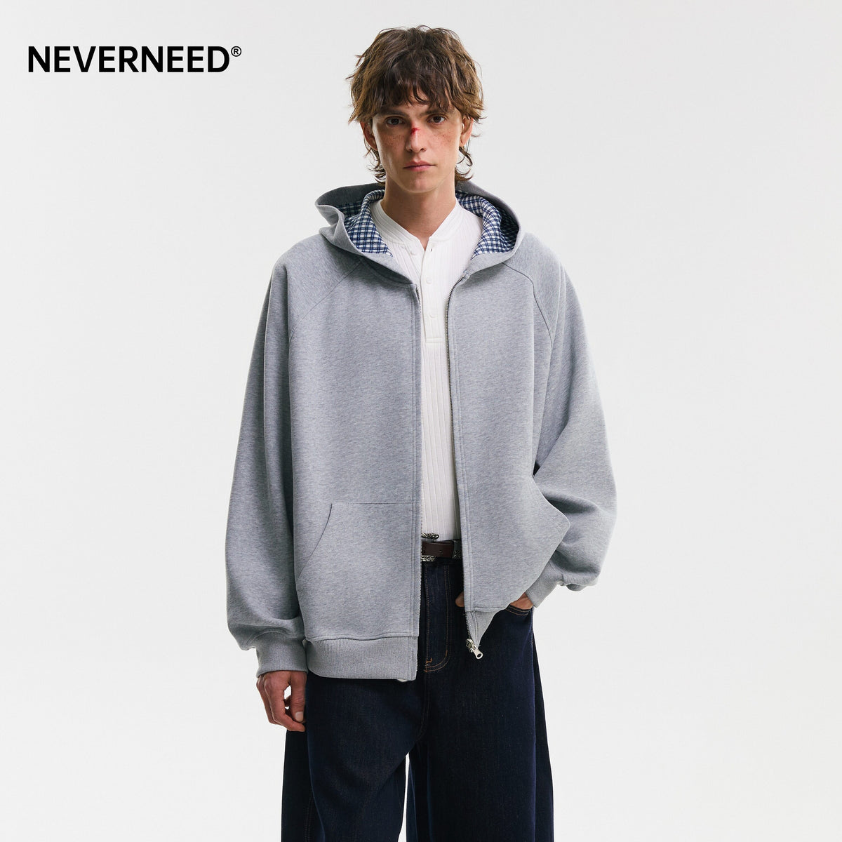 Reversible Hooded Cardigan