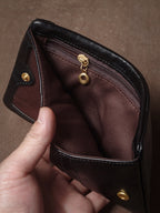 Mr. Mirror vegetable-tanned leather wallet in cowhide